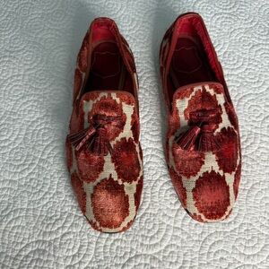 Tom Ford Red and Cream Loafers